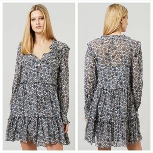 VERONICA BEARD SAVILE BOHO-FLORAL DRESS Sz S/4